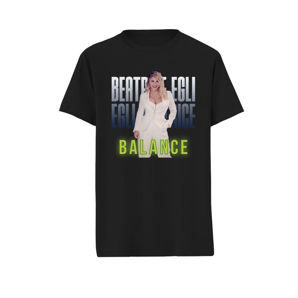 T-Shirt Schwarz - Motiv „BALANCE“